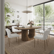 7pcs Luna Dining Table Set