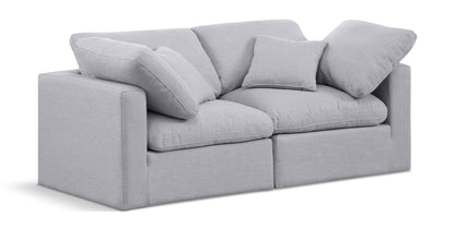 Indulge - Linen 2 Seat Modular Sofa