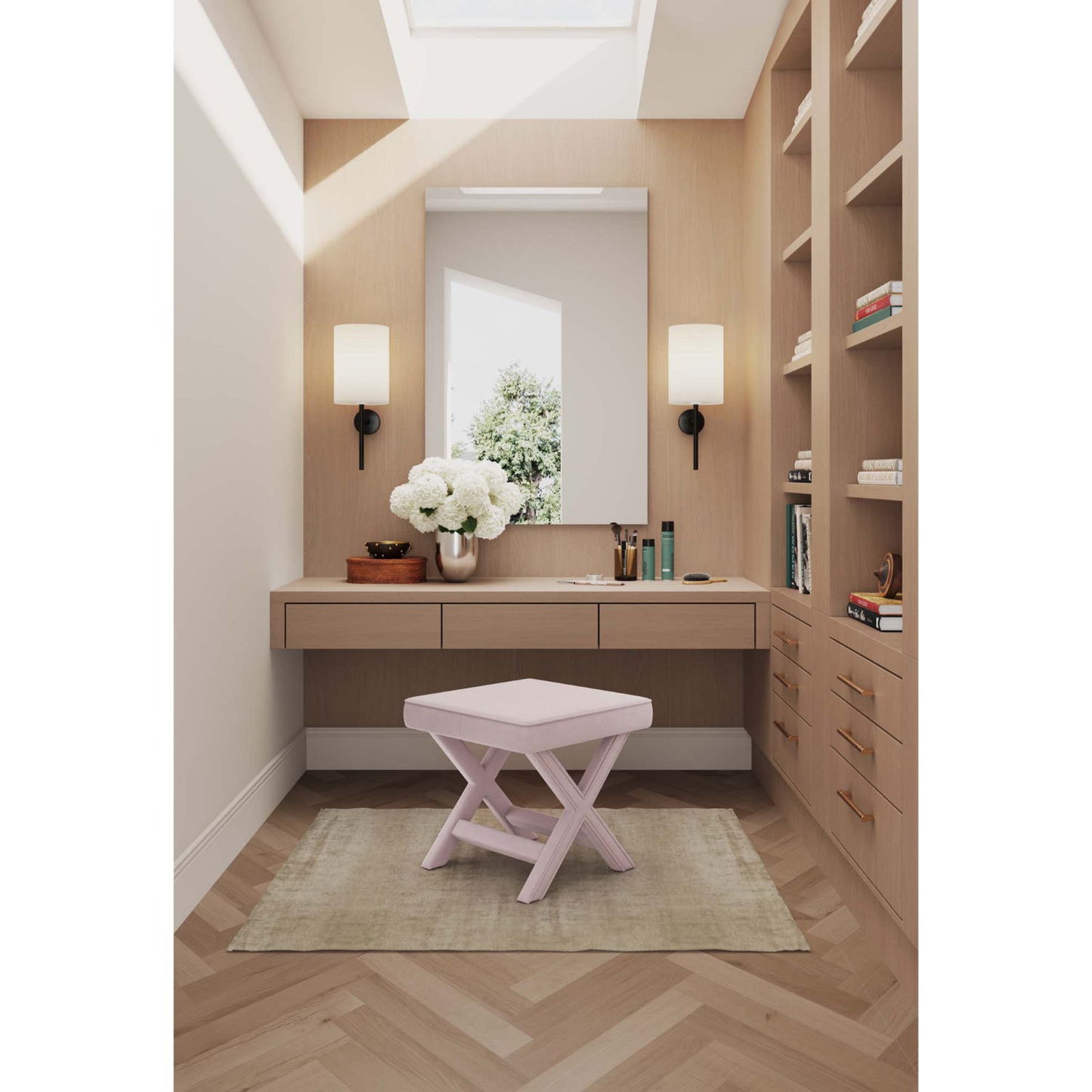 Abigail - Accent Bench With Piped Cushion