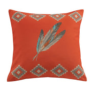 Outdoor Pillow - Feather Indoor/Outdoor Pillow - Orange