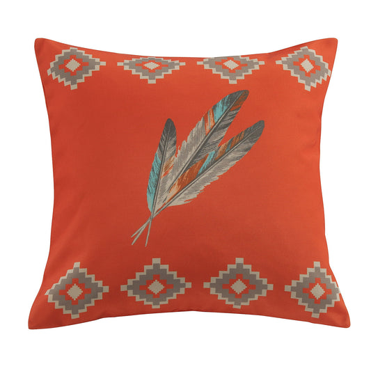 Outdoor Pillow - Feather Indoor/Outdoor Pillow 2 Per Carton - Orange