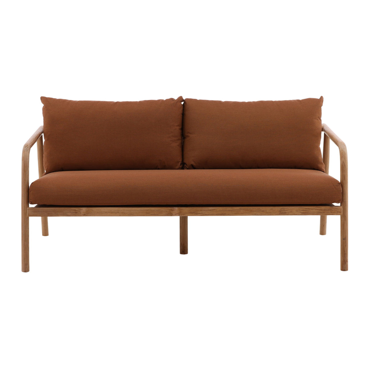 Aimee - Outdoor Sofa - Sienna And Natural