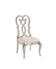 Esteban - Side Chair (Set of 2) - Ivory Velvet & Antique Champagne