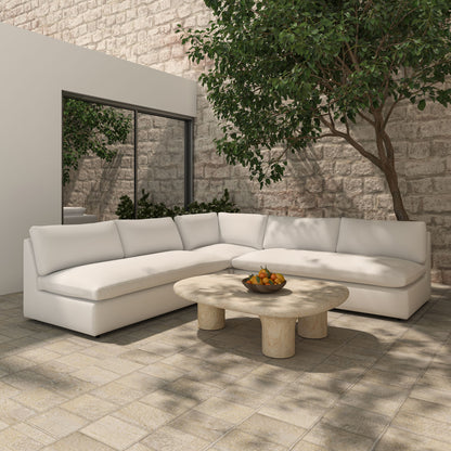 Miles - 5 Piece Outdoor Modular - White