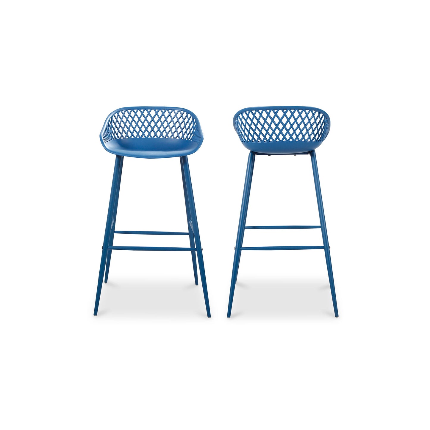 Piazza - Outdoor Barstool (Set of 2) - Blue