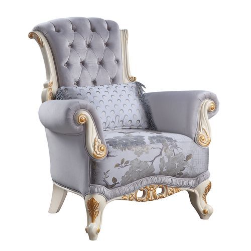 Galelvith - Chair - Gray Fabric