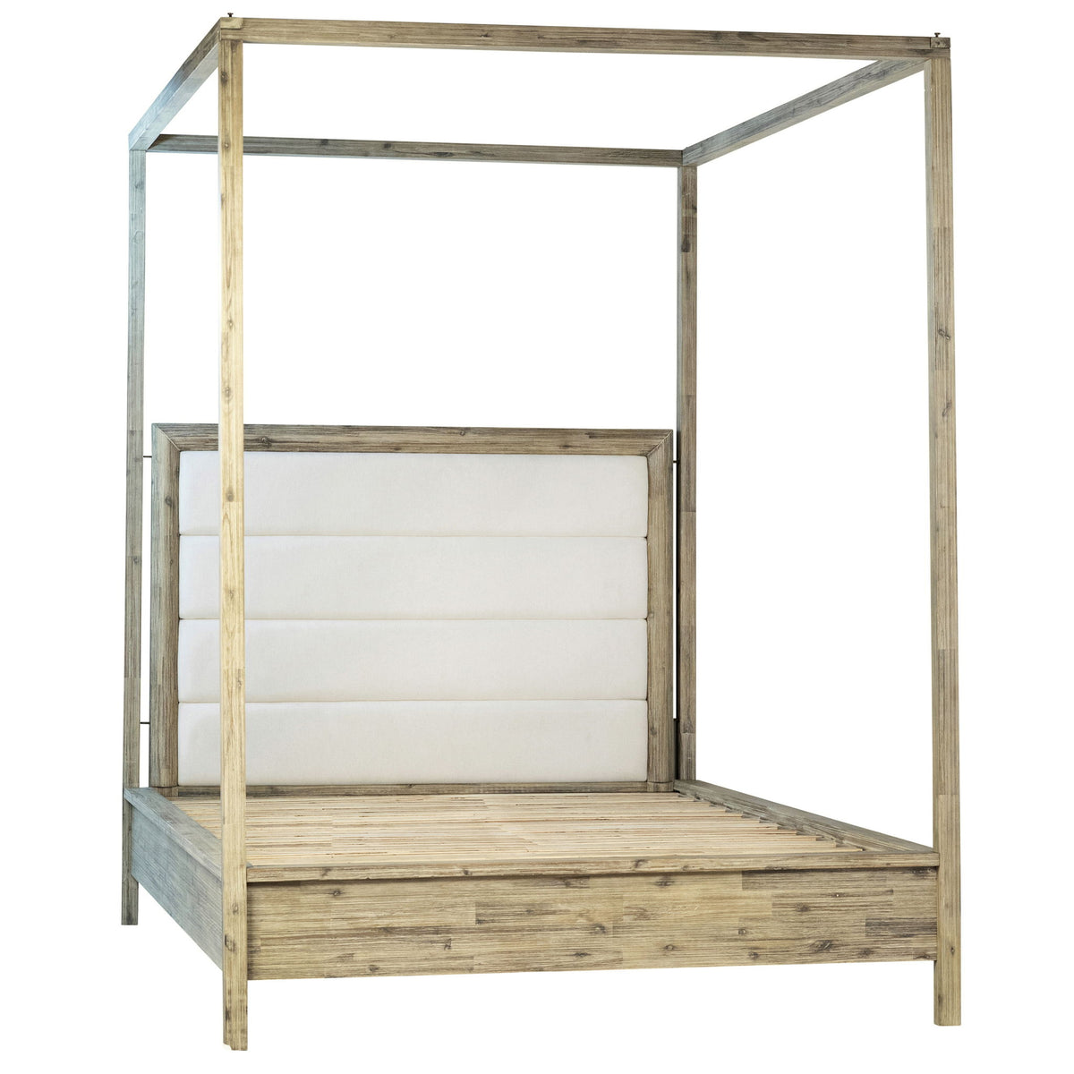 Juliette - Queen Bed - Natural Warm Wash And Off White