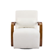 Swivel Accent Rotatable Ergonomic Single Chair For Living Room