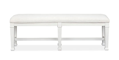 Kingston - Bench - Whisper White And Cerused Nutmeg