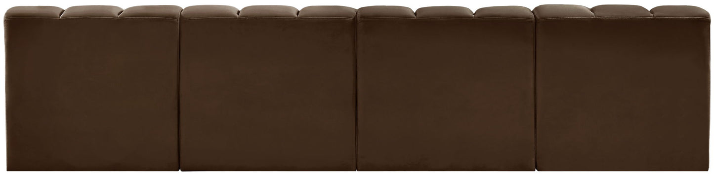 Arc - Velvet 4 Seats Modular Sofa