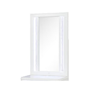 Abigale - Nightstand Top Mirror With LED Lighting (Only Mirror Top) - White