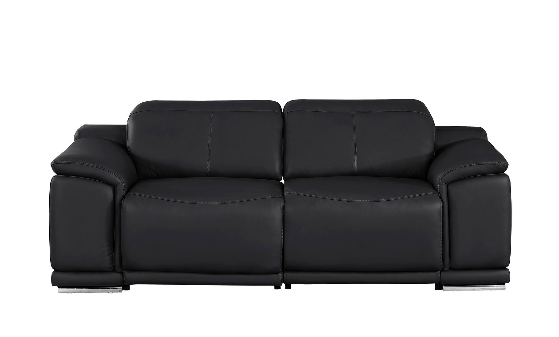 2679 - Genuine Leather Loveseat With Dual Power Recliners