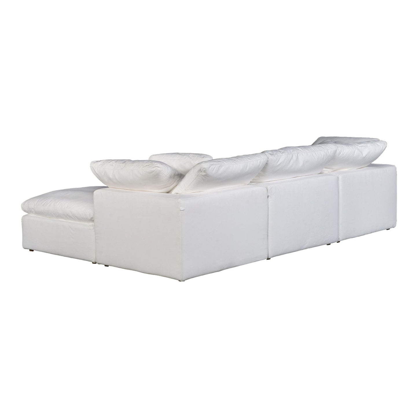 Terra - Livesmart Fabric Condo Lounge Modular Sectional - Cream