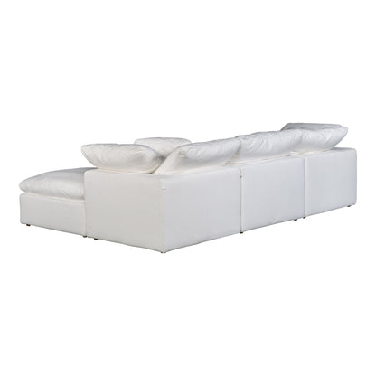 Terra - Livesmart Fabric Condo Lounge Modular Sectional - Cream