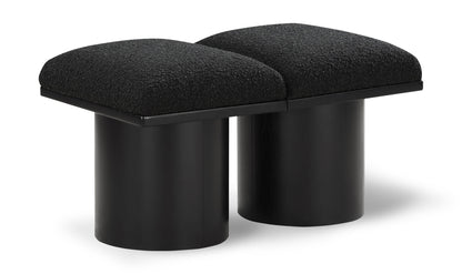 Pavilion - 2 Piece Modular Bench With Black Base