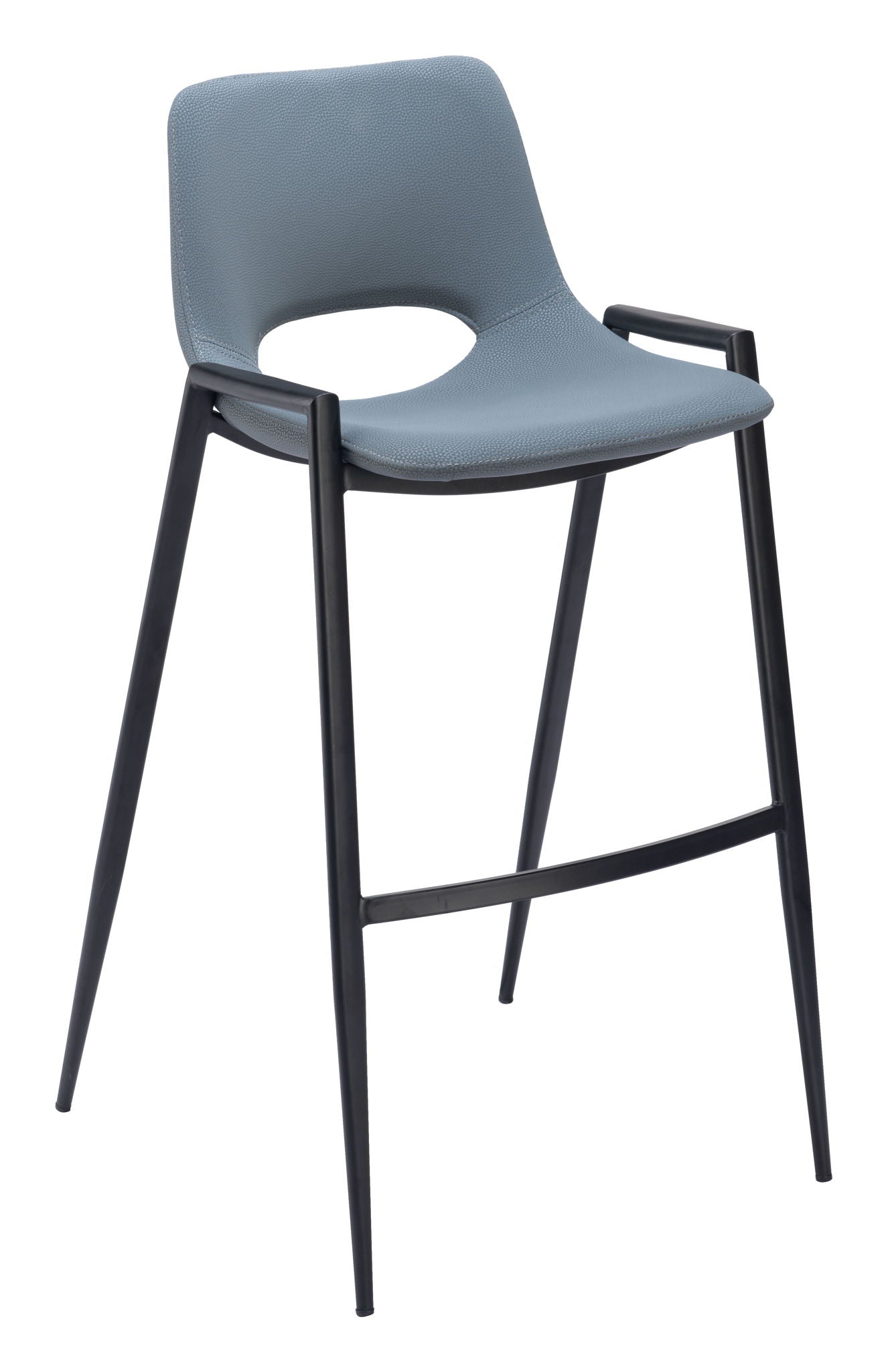 Desi - Bar Chair With Black Legs (Set of 2)