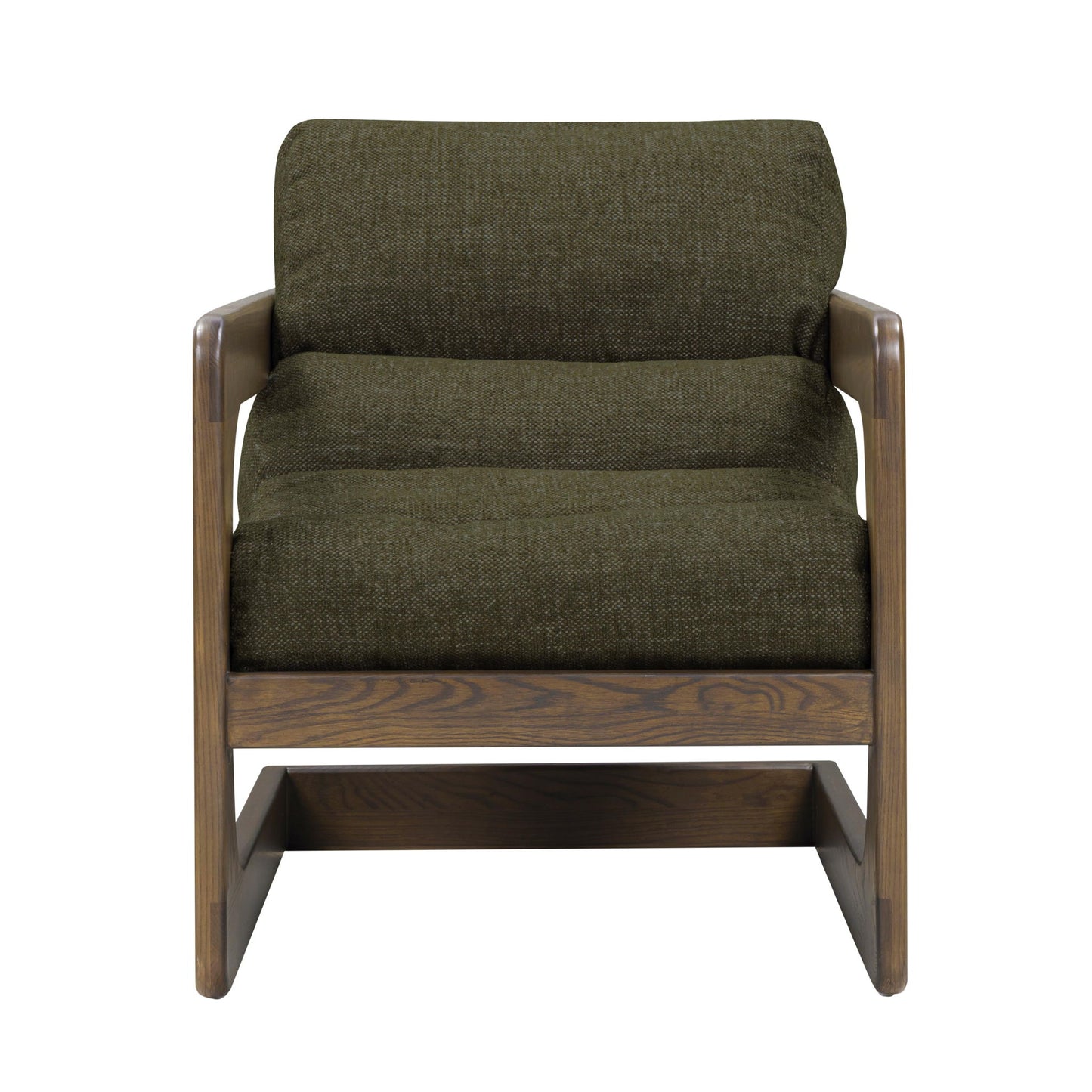 Palma - Textured Weave Accent Chair With Brown Base