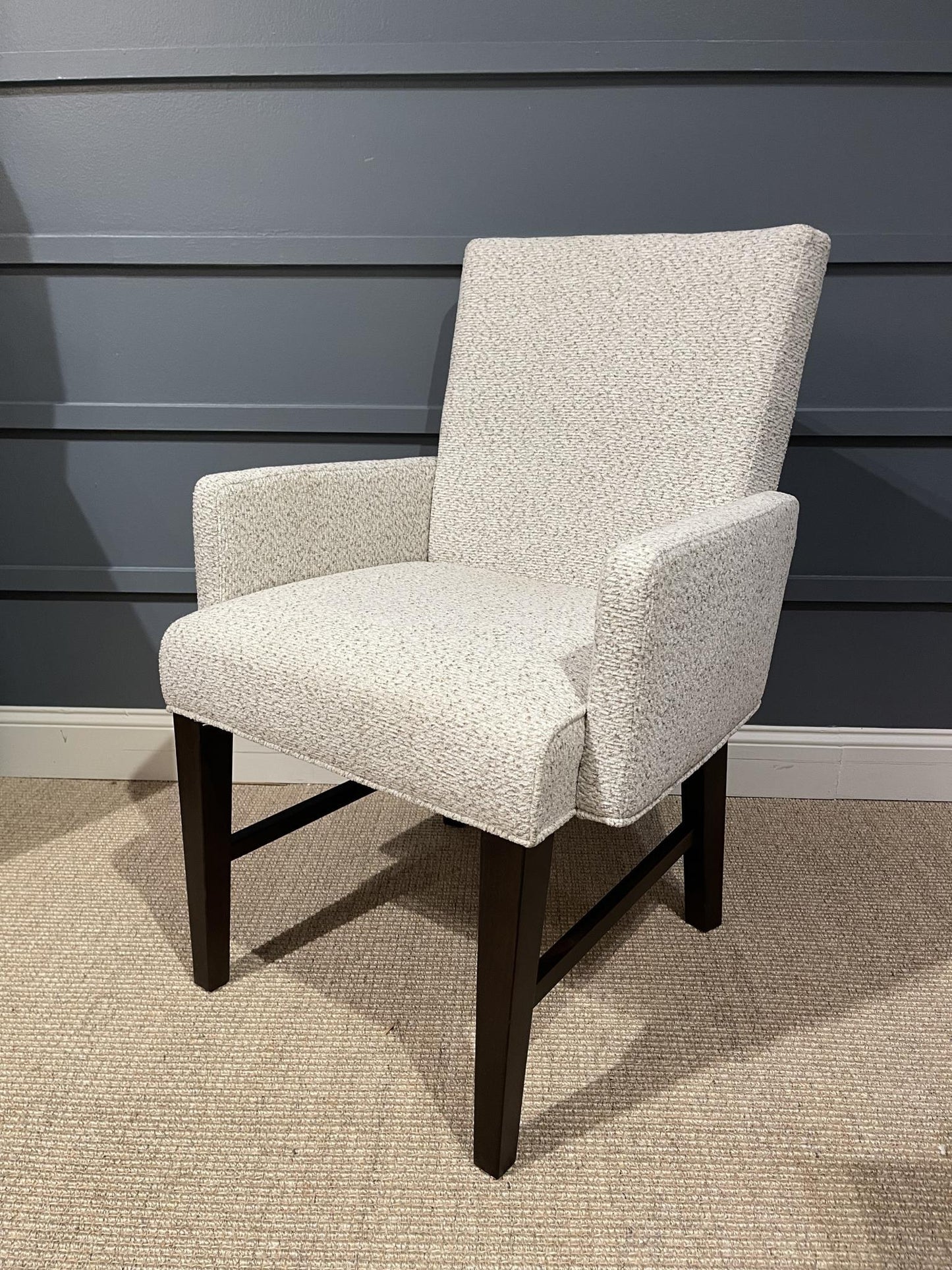Architect - Upholstered Host Arm Chair (Set of 2) - Onyx