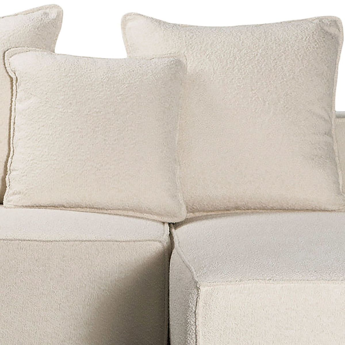 Sharon - Sofa With Chaise - Cream