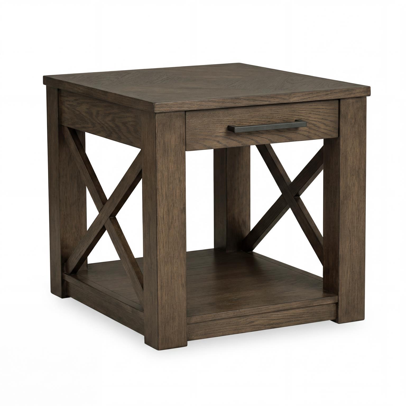 Ellison - End Table - Desert Oak
