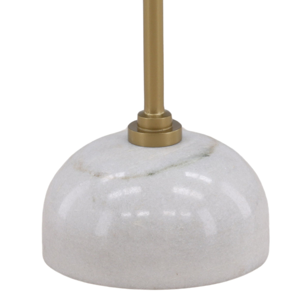 Rune - Side Table - Beige And Brass