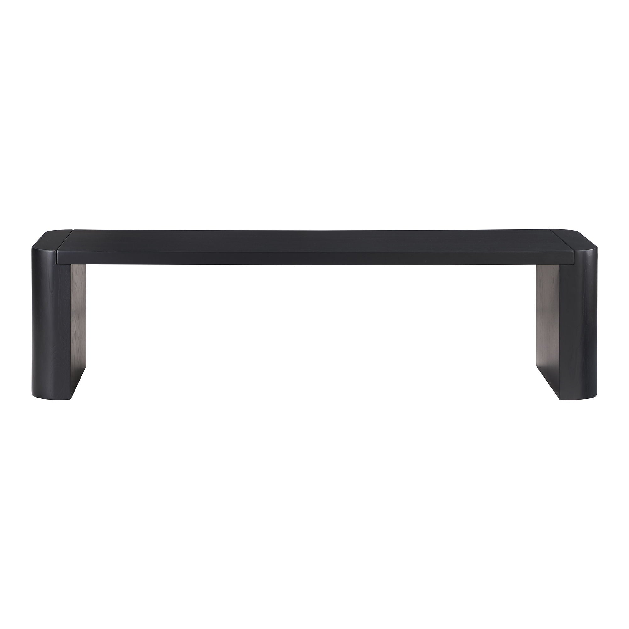Post - Small Dining Bench - Black Oak