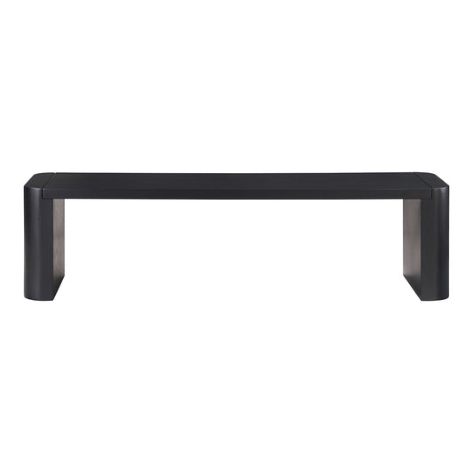 Post - Small Dining Bench - Black Oak