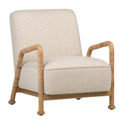 Clyde - Occasional Chair - Ivory And Natural