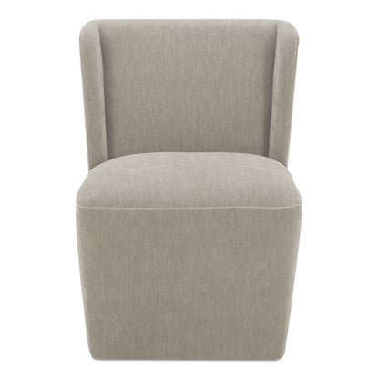 Cormac - Rolling Dining Chair - Slate Green