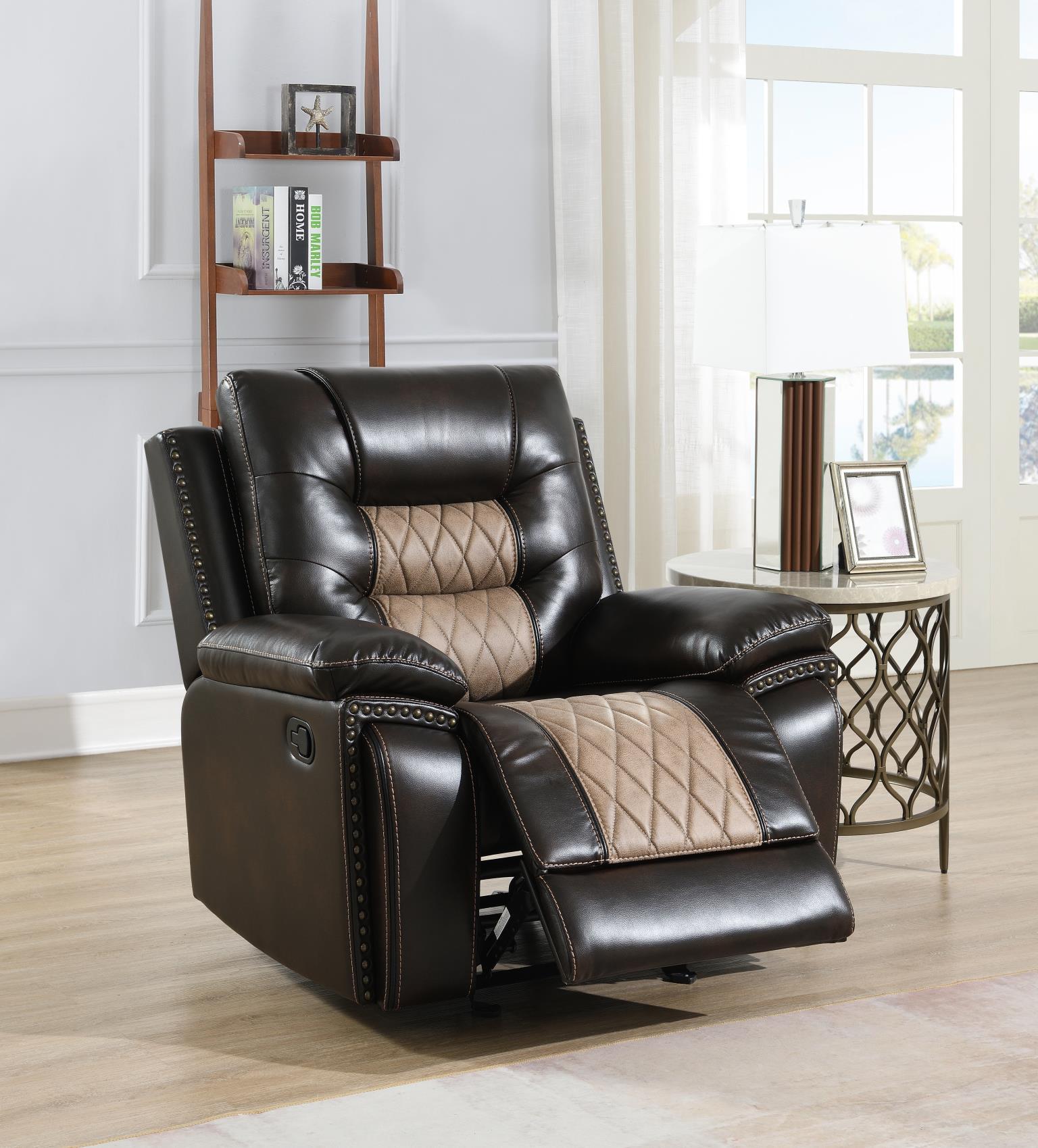 U141 - Motion Glider Chair - Brown