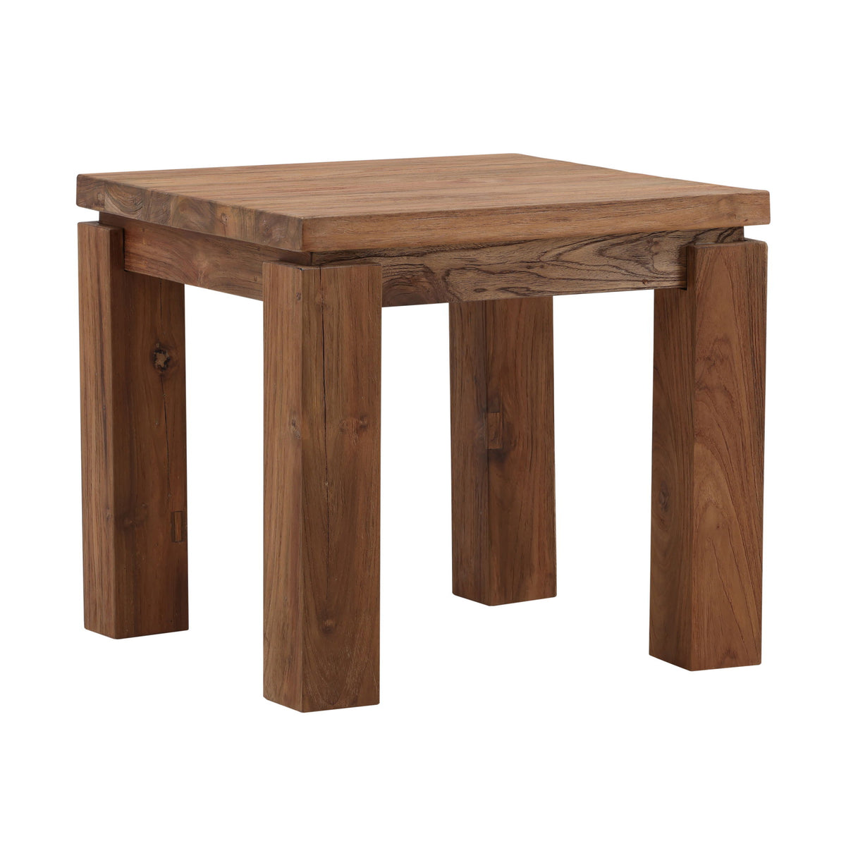 Micah - Side Table - Medium Brown