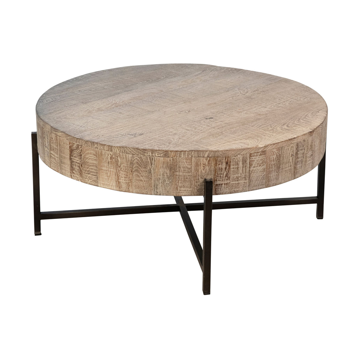 Sison - Coffee Table - Light Warm Wash And Black