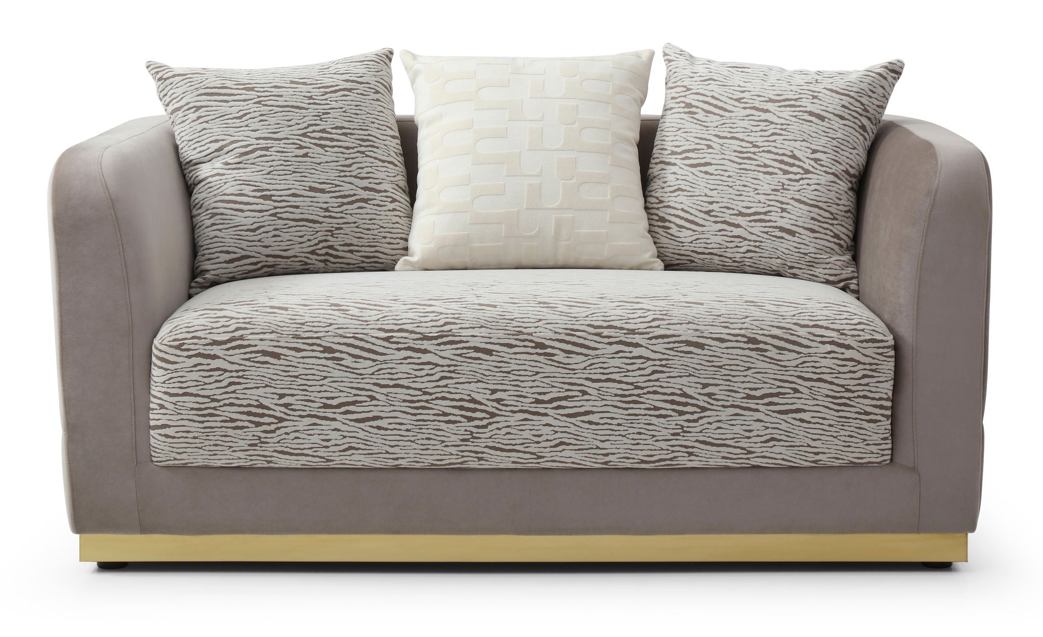 Lexington - Loveseat - Brown / Light Beige
