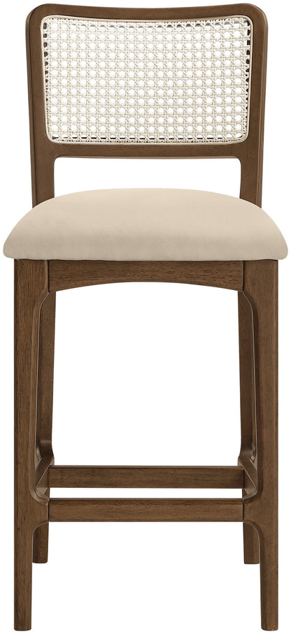 Atrium - Counter Stool With Brushed Brown Base (Set of 2)