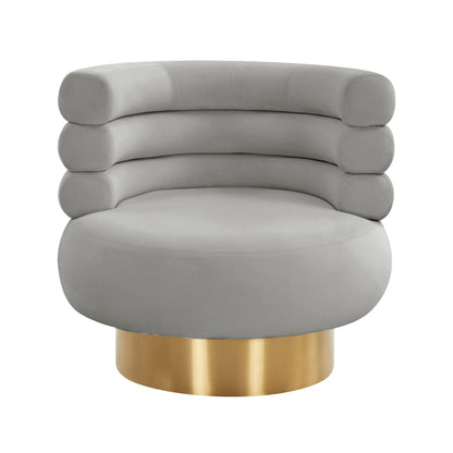 Naomi - Velvet Swivel Chair