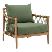 Tahoe - Outdoor Sofa Chair - Green And Natural