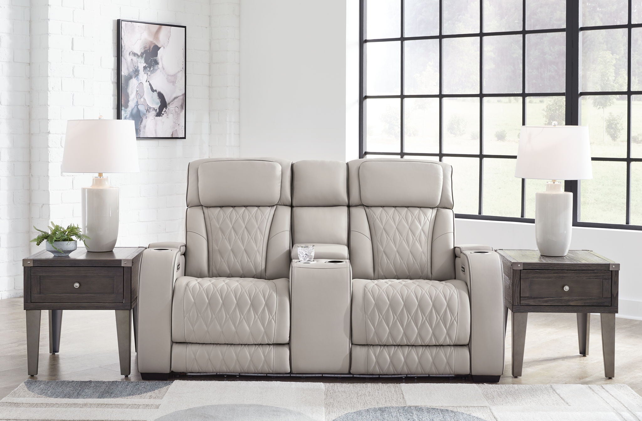 Ashley Furniture Boyington Power Reclining Loveseat - Thumbnail 4