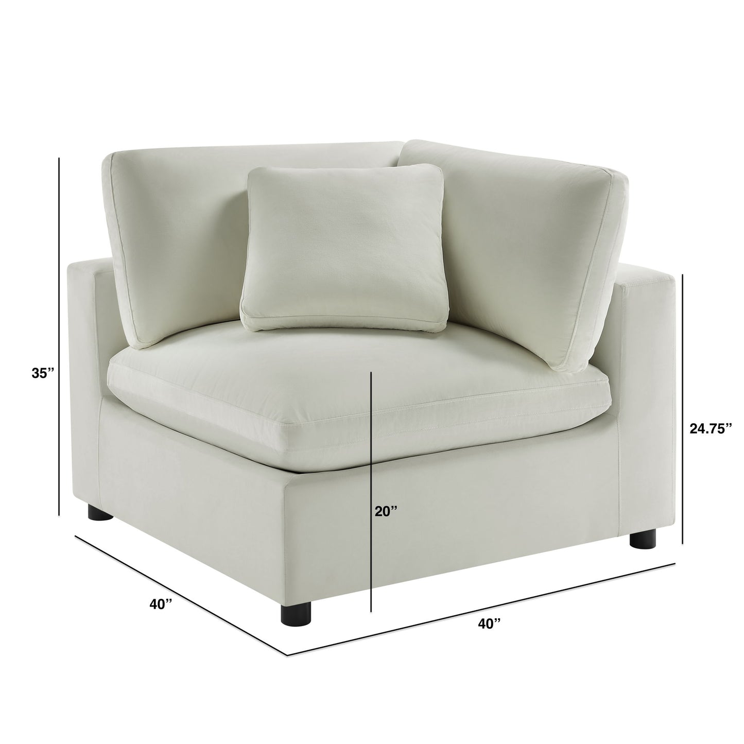 Caylie - Corner Wedge Chair