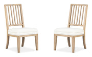 Coventry - Upholstered Side Chair With Solid Wood Back (Set of 2) - Honey Wheat