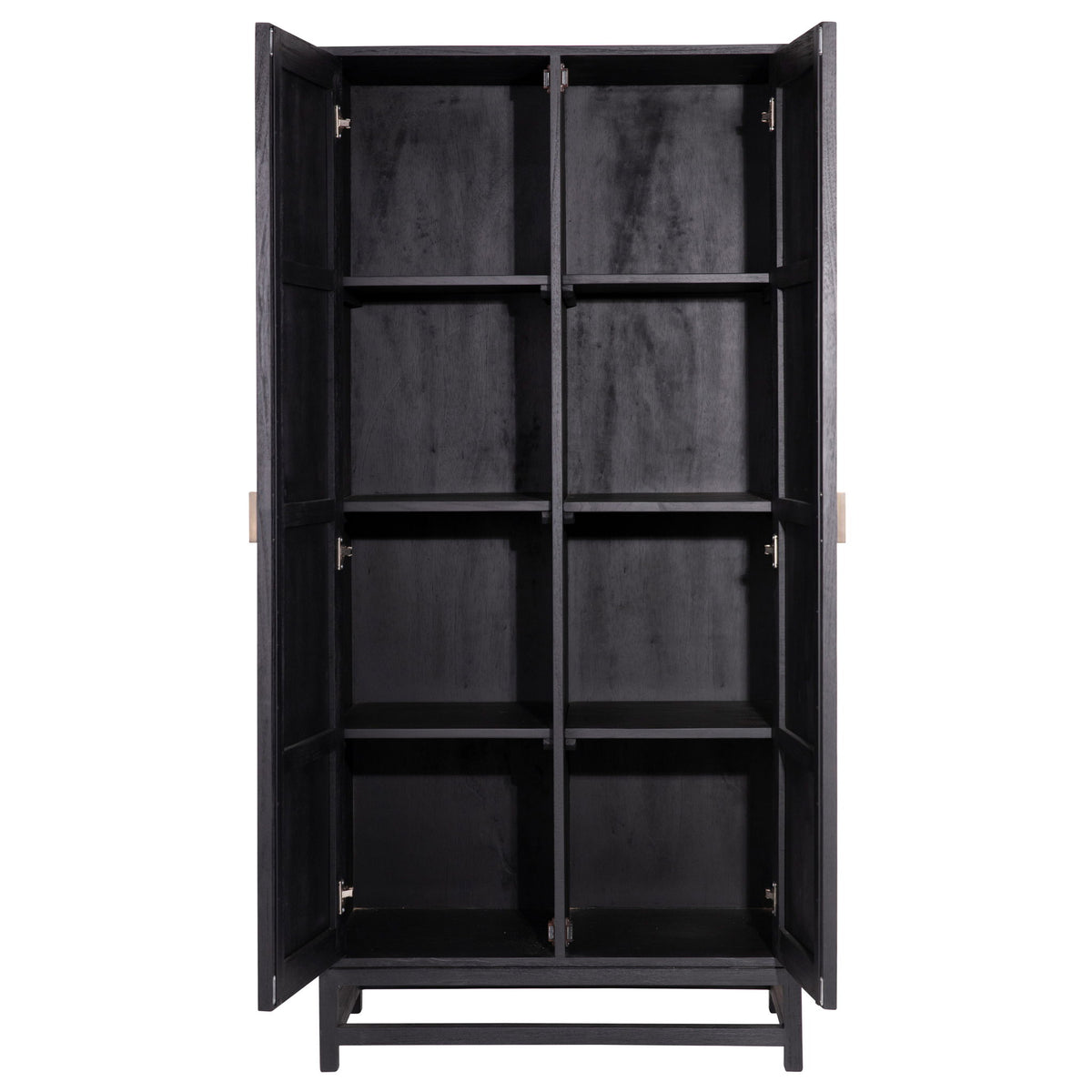 Royette - Cabinet - Antique Black With Natural
