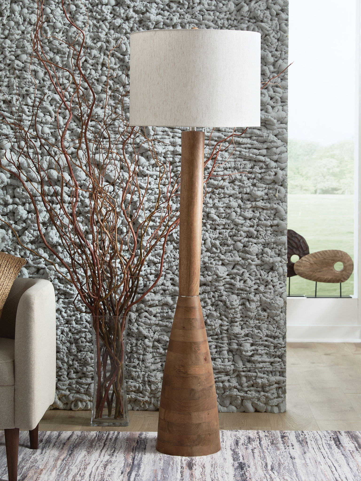 Ailsa Wood Floor Lamp