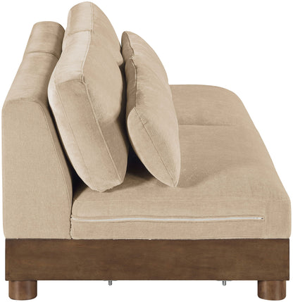Turin - Fabric Upholstered Modular Armless Loveseat