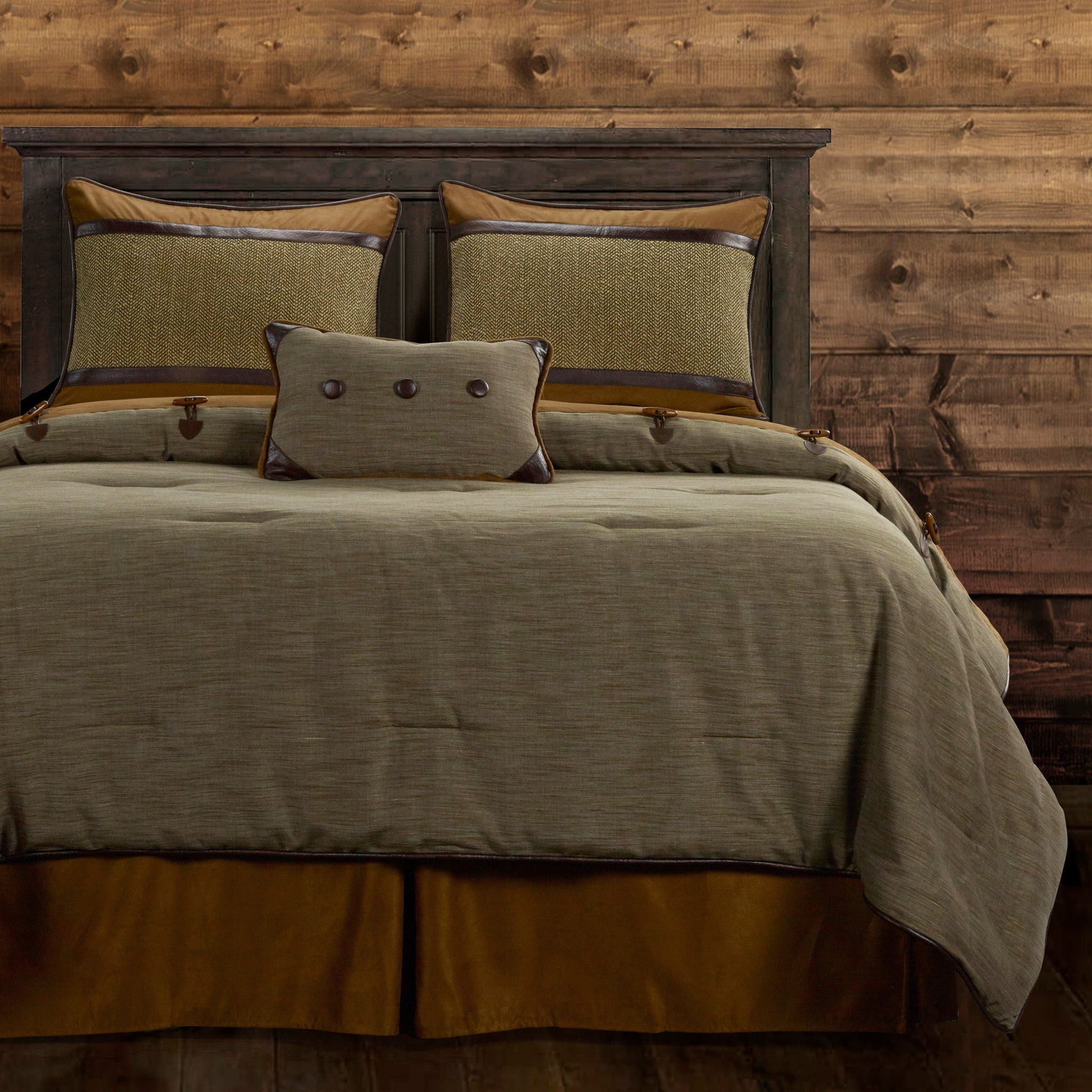 Highland Lodge - Twin Comforter Set (Set of 4) - Brown