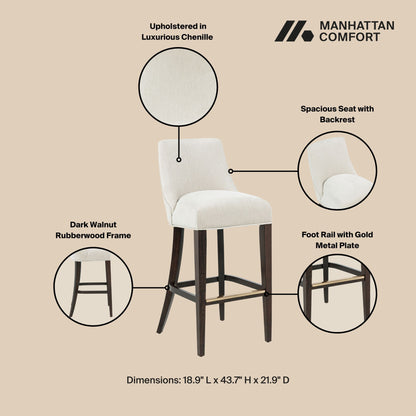 Beever - Barstool With Backrest