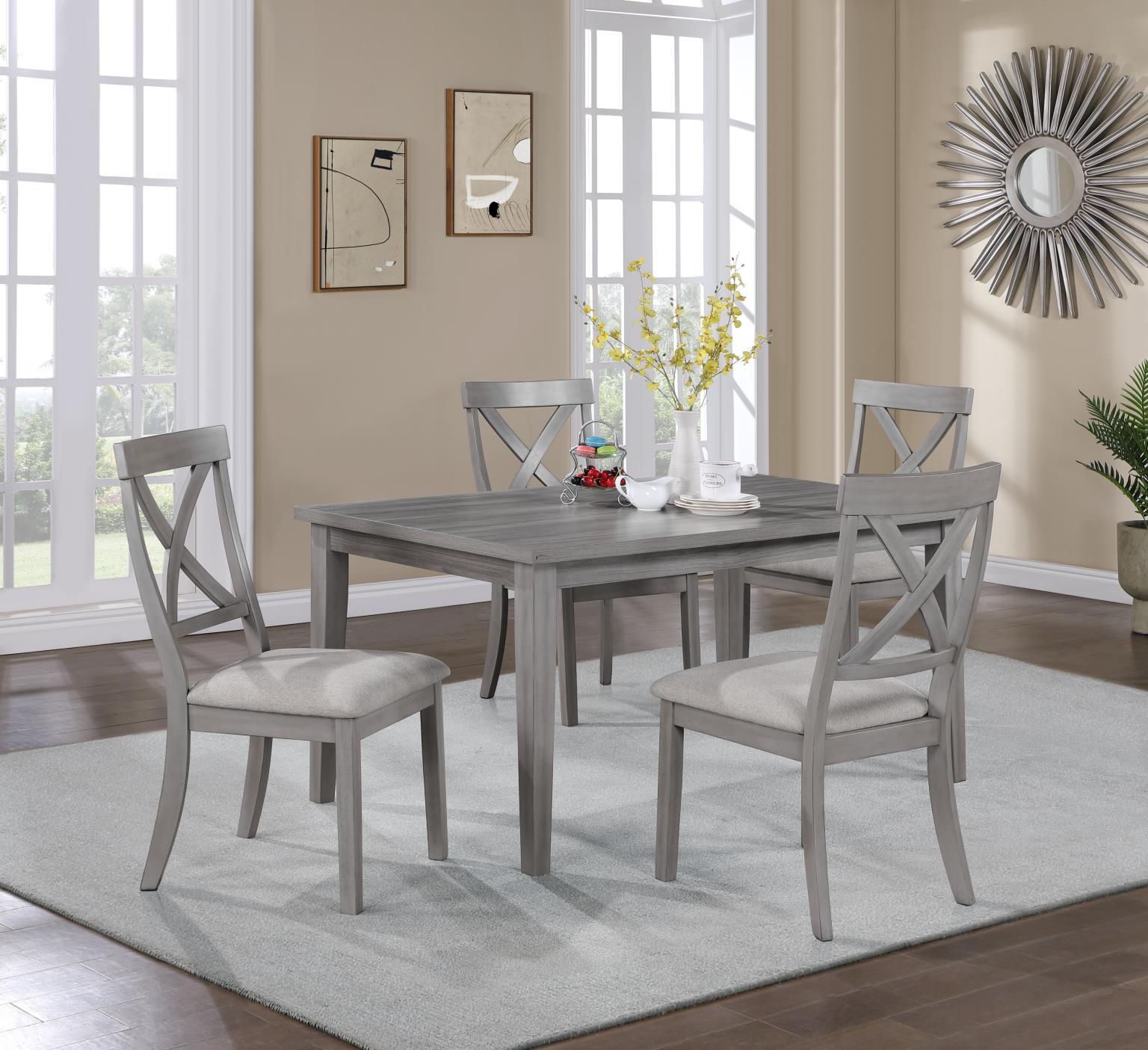 D166 - Rectangular Dining Table - Gray