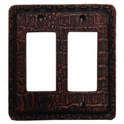 Resin Gator Switch Plate - 5" x 5" Resin Gator Double Rocker Wall Switch Plate  - Multi