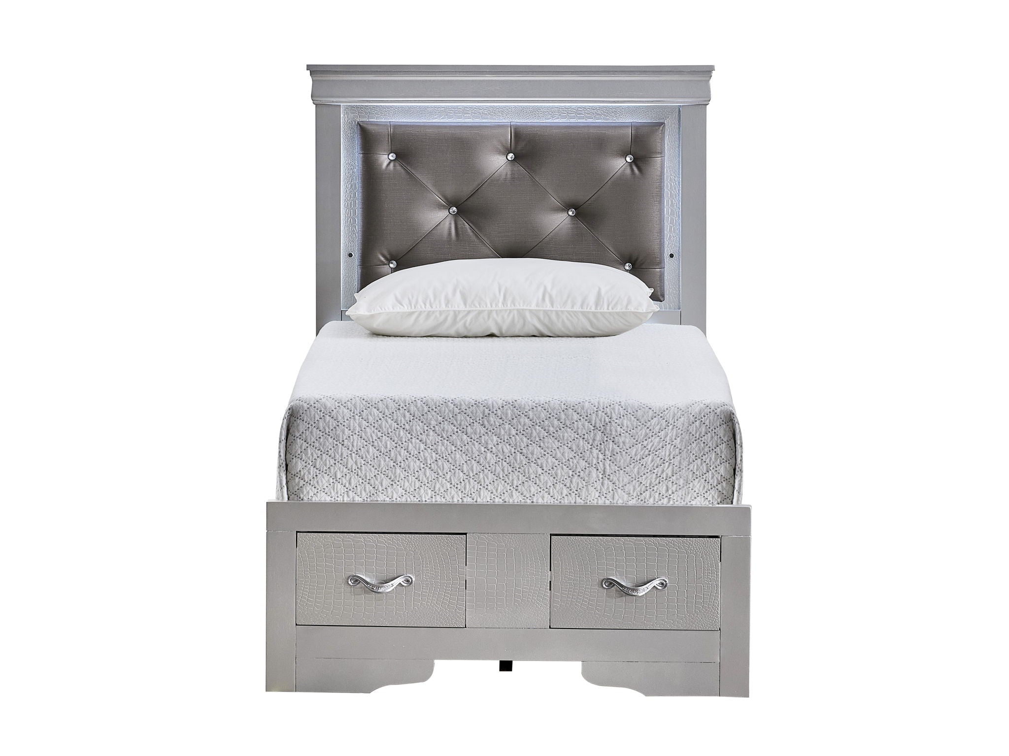 Glory Furniture - Lorana - Storage Bed With LED