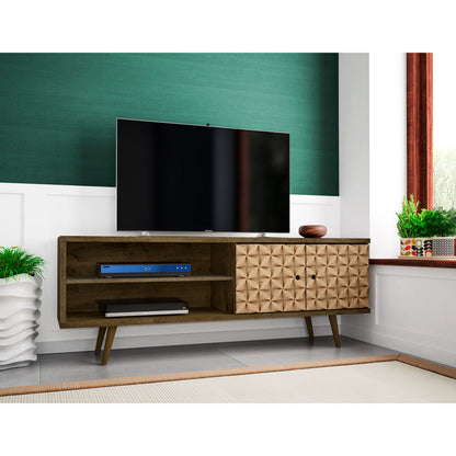 Liberty - 63" TV Stand With For 46" - 60" TVs - Brown / Neutral