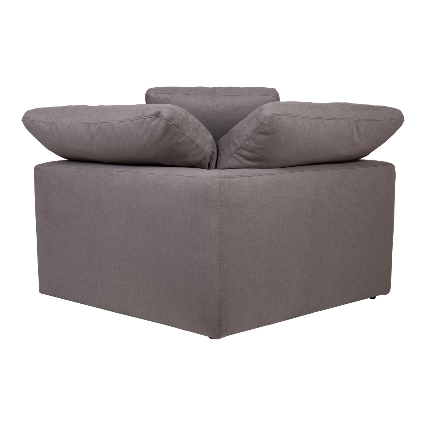 Clay - Livesmart Fabric Corner Chair - Light Gray