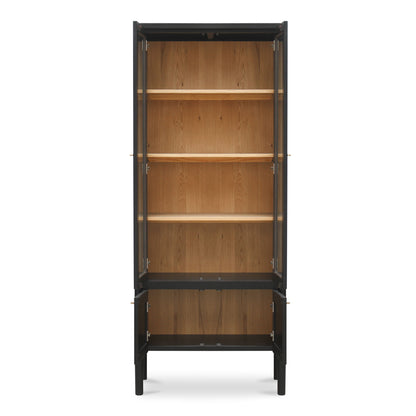 Hannah - Tall Display Cabinet - Black